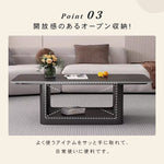 現代ラグジュアリー×ミニマルデザイン セラミックストーン天板リビングテーブル|新作 小空間対応 クリエイティブ 高級感漂う長方形テーブル htt-3545