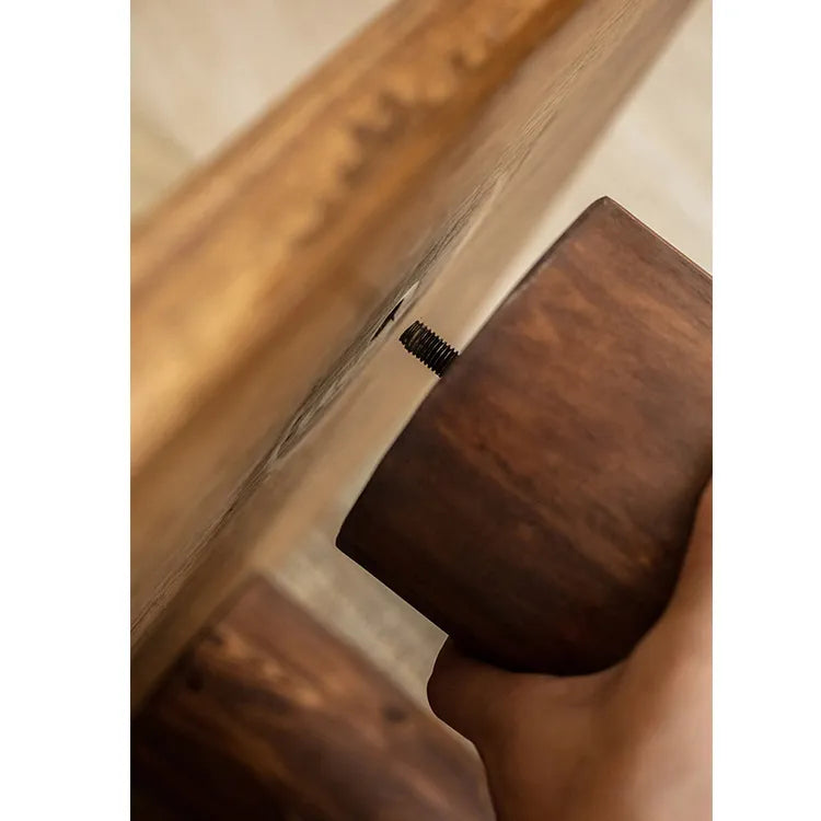 無垢材スギのセンターテーブル タケノコ型脚 自然美と高級感を演出 hty-2056