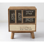 パイン材ナイトテーブル|おしゃれで機能的なベッドサイド収納 hty-2064