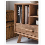 パイン材ナイトテーブル|おしゃれで機能的なベッドサイド収納 hty-2064