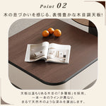 北欧風センターテーブルセット リビング向け 木目調×ホワイト 収納付きローテーブル&サイドテーブル htyjj-5947