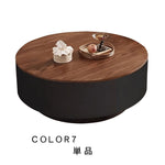 センターテーブル おしゃれ セラミック天板 金属台座 引き出し収納付き ネストテーブル 2点セット 大小セット 大テーブル直径70cm 80cm 小テーブル直径50cm モダン リビング用 来客対応 htyjj-6570