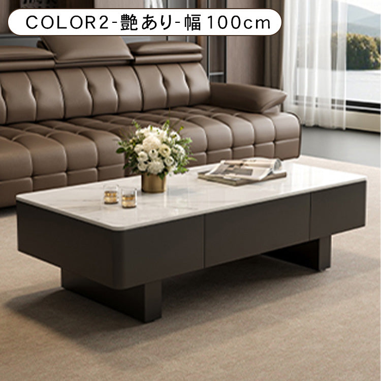 セラミック天板のモダンセンターテーブルリビングを上質に彩る高級ローテーブル htyjj-6589