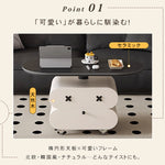 セラミック天板センターテーブルリビング用 昇降式ローテーブル 収納付きキャスタータイプ htyjj-6622