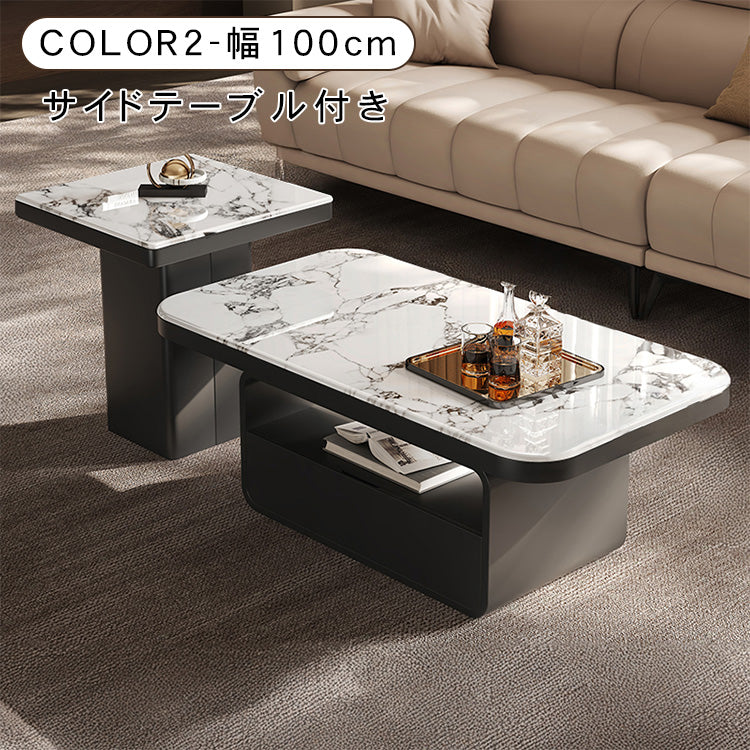 マイクロクリスタルストーン天板のモダンセンターテーブルリビングを彩る高級ローテーブルデザイン htyjj-6624