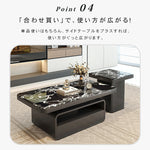 マイクロクリスタルストーン天板のモダンセンターテーブルリビングを彩る高級ローテーブルデザイン htyjj-6624