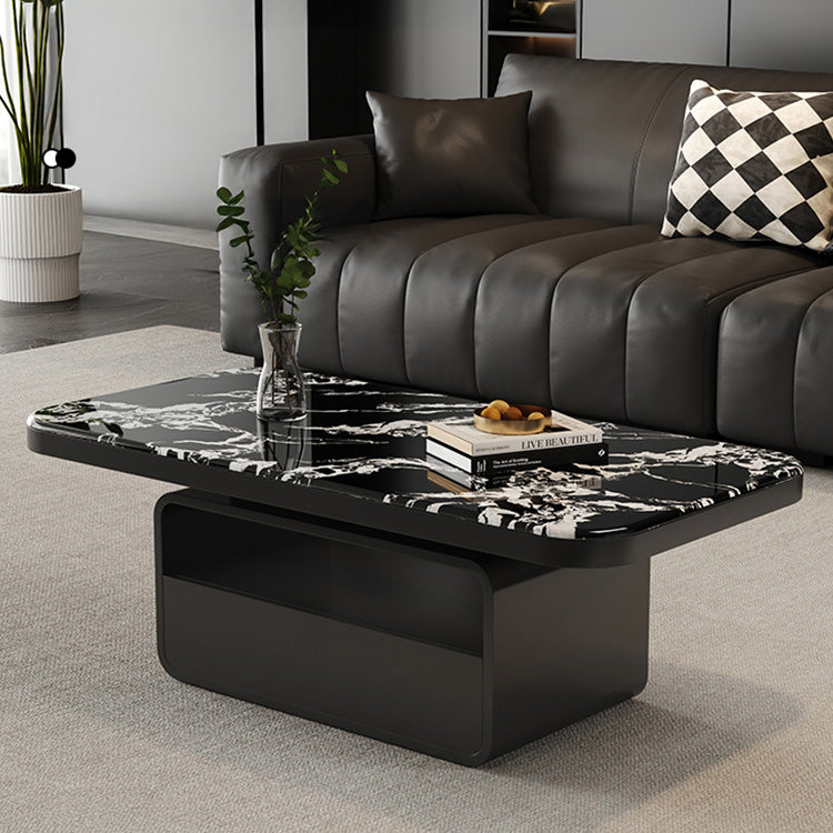 マイクロクリスタルストーン天板のモダンセンターテーブルリビングを彩る高級ローテーブルデザイン htyjj-6624