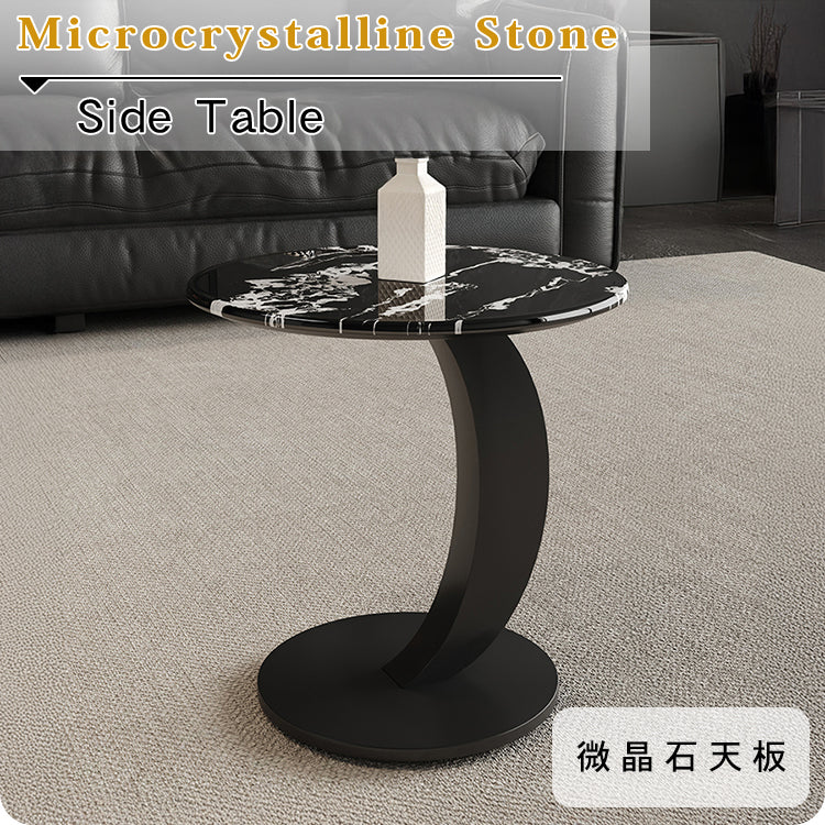 マイクロクリスタルストーン天板サイドテーブル リビング向け モダンデザインのセンターテーブル htyjj-6626