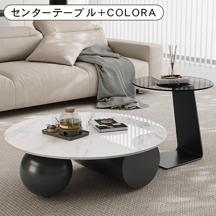 ローテーブルセット 耐久性に優れた高機能天板×ブラックベースのセンターテーブル リビングを彩るモダンインテリア htyjj-6627