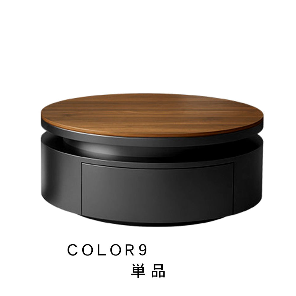 セラミック天板 センターテーブル|ブラック モダンシンプル 収納付き リビング用 htyjj-7368