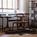 チェア ブラウン ライトブラウン アッシュ材 ラタン htysd-3171