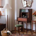 スツール グリーン アッシュ材 ベルベット htysd-3173