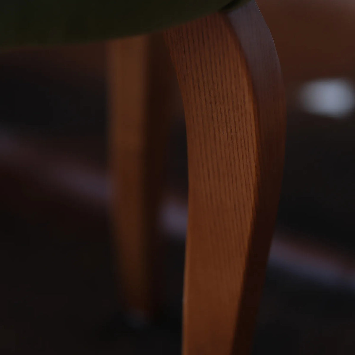 スツール グリーン アッシュ材 ベルベット htysd-3173