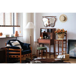 スツール グリーン アッシュ材 ベルベット htysd-3173