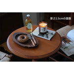 センターテーブル ライトブラウン チェリー材 アイアン htysd-3175