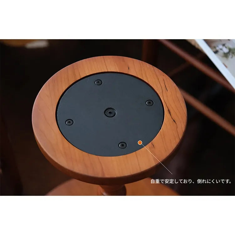 センターテーブル ライトブラウン チェリー材 アイアン htysd-3175