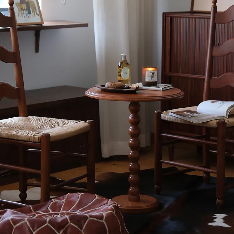 センターテーブル ライトブラウン チェリー材 アイアン htysd-3175