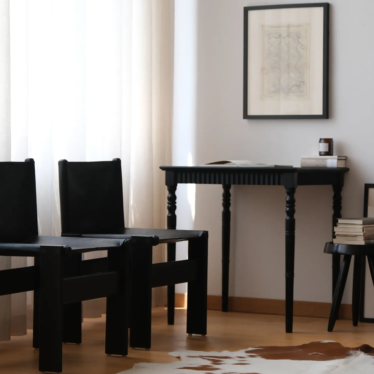 チェア ブラック ライトブラウン ブラウン アッシュ材 合皮 htysd-3177