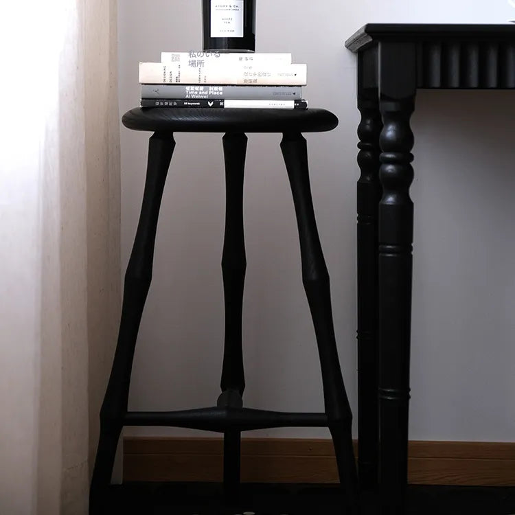 スツール ブラック レッドオーク htysd-3180