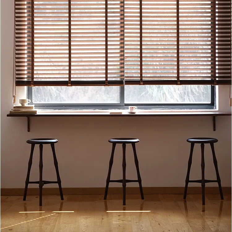 スツール ブラック レッドオーク htysd-3180