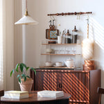 ラック ライトブラウン ブラウン チェリー材 アクリル ウォールナット htysd-3183