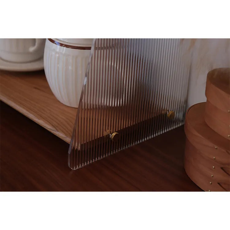 ラック ライトブラウン ブラウン チェリー材 アクリル ウォールナット htysd-3183