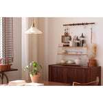 ラック ライトブラウン ブラウン チェリー材 アクリル ウォールナット htysd-3183