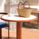 テーブル ライトブラウン ケヤキ 多層板 セラミック htysd-3184