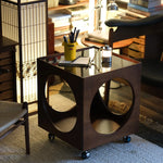 センターテーブル ライトブラウン 無垢材 ガラス htysd-3185