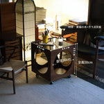 センターテーブル ライトブラウン 無垢材 ガラス htysd-3185