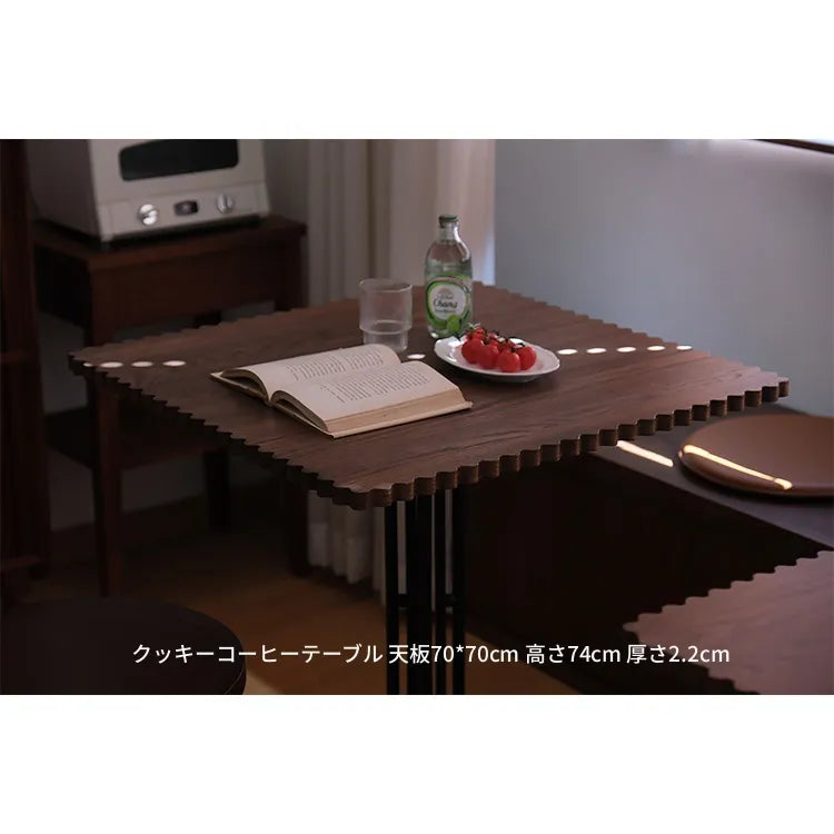 テーブル ブラウン オーク アイアン htysd-3196