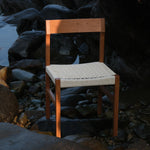 チェア ベージュ クラフト紙 チェリー材 レッドオーク htysd-3197