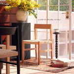 チェア ベージュ クラフト紙 チェリー材 レッドオーク htysd-3197