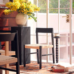 チェア ベージュ クラフト紙 チェリー材 レッドオーク htysd-3197