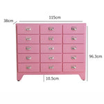 キャビネット ベージュ ブラック オレンジグリーン グリーン レッド ブルー ピンク カーキ ライトブルー ガラス huf-3813