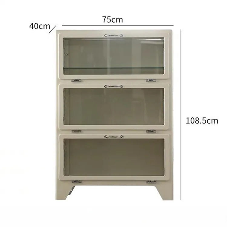 キャビネット ベージュ ブラック オレンジグリーン グリーン レッド ブルー ピンク カーキ ライトブルー ガラス huf-3813