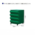 キャビネット グリーン ベージュ カラー1 ダークイエロー オレンジ ブラックhuf-3815