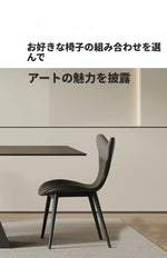 シンプルでスタイリッシュな合成皮革チェア - エアレザー PUレザー、アッシュ材脚付き hwzg-4566