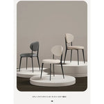 シンプルでスタイリッシュな合成皮革チェア - エアレザー PUレザー、アッシュ材脚付き hwzg-4566