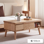 【高級感オーク×キリ材】シンプルモダンなセンターテーブル hx-1567