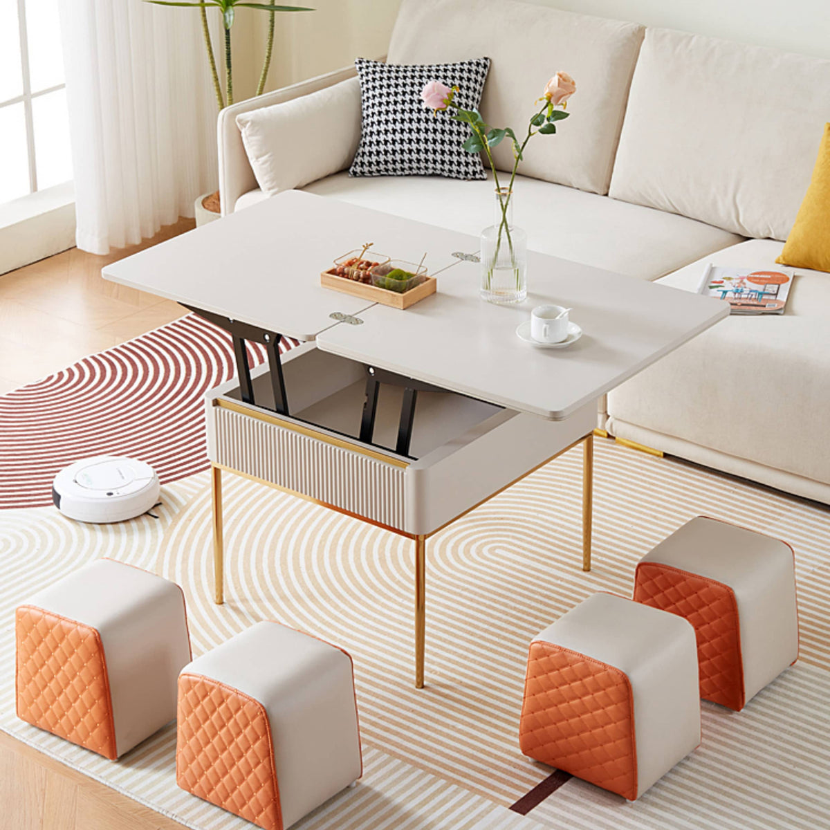 【最高級無垢材&合成皮革製スツール ? 美しいデザインと快適性を兼ね備えた一品】 hx-1577