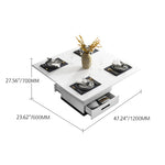 セラミックPUレザーセンターテーブル|高級感あふれるデザインと耐久性 hx-1578