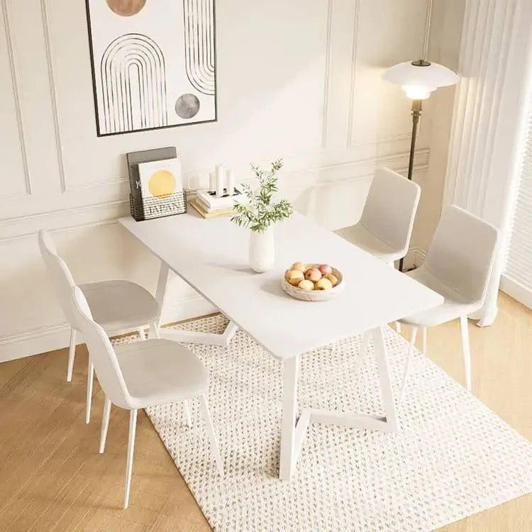 テーブル ホワイト セラミック 合成皮革 hx-bgcz-hk8-table