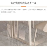 テーブル ホワイト セラミック スチール hx-cz-wh2-table