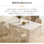 テーブル ホワイト セラミック スチール hx-ybcz-wh10-table