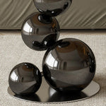 モダンデザイン強化ガラス製センターテーブル|スタイリッシュなステンレス脚付き hxbs-3027