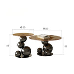 モダンデザイン強化ガラス製センターテーブル|スタイリッシュなステンレス脚付き hxbs-3027