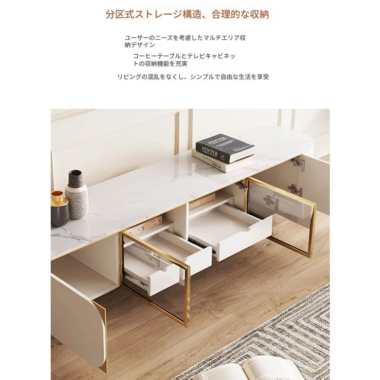 モダンデザイン 強化ガラス&ステンレス製 センターテーブル - おしゃれなパイン材のアクセント付き - リビングルーム向け 高級感溢れるインテリア家具 hxbs-3029