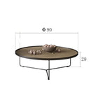 モダンな多層板製センターテーブルセット|おしゃれなリビングに最適な丸型デザイン hxbs-3031