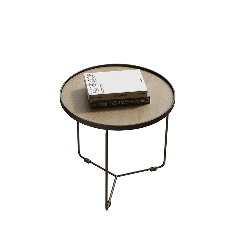 モダンな多層板製センターテーブルセット|おしゃれなリビングに最適な丸型デザイン hxbs-3031